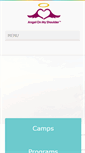 Mobile Screenshot of angelonmyshoulder.org